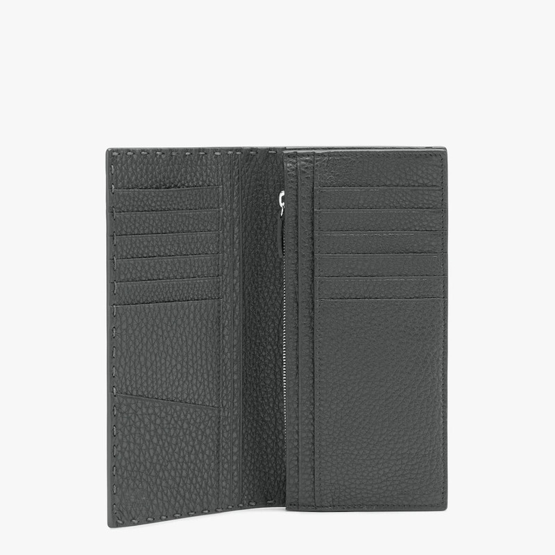 FENDI Continental in gray Roman leather outlook