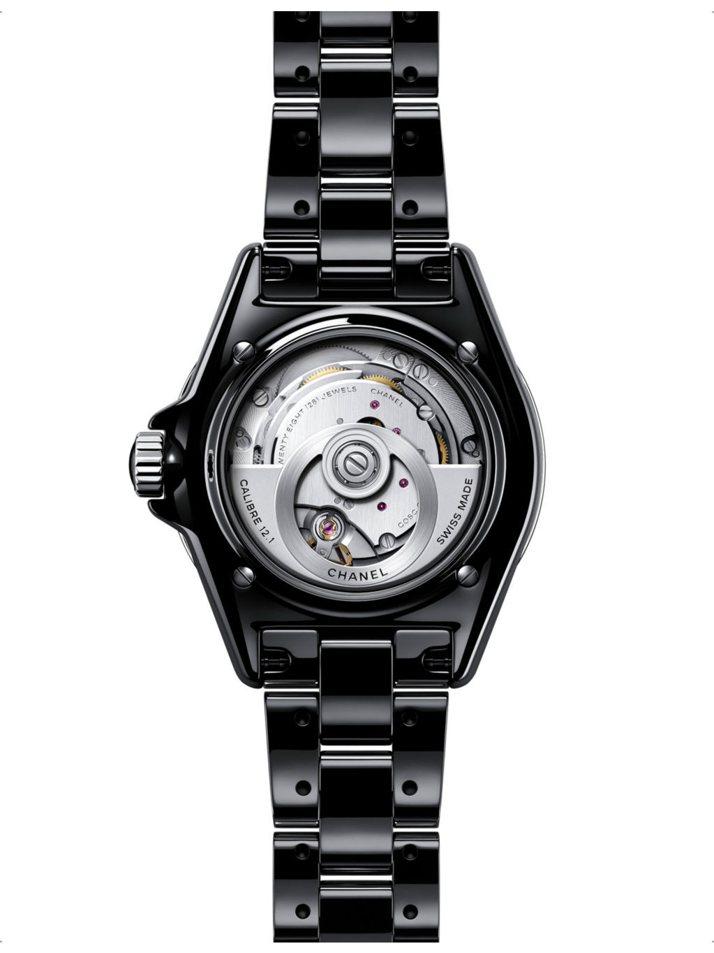 H5702 J12 automatic diamond, ceramic and steel watch - 2