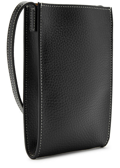 Stella McCartney Logo faux leather cross-body phone case outlook