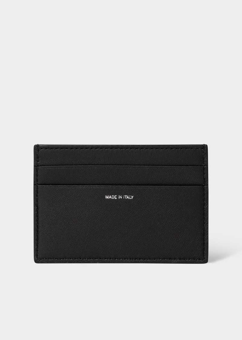Paul Smith 'Life Drawing' Print Leather Card Holder outlook