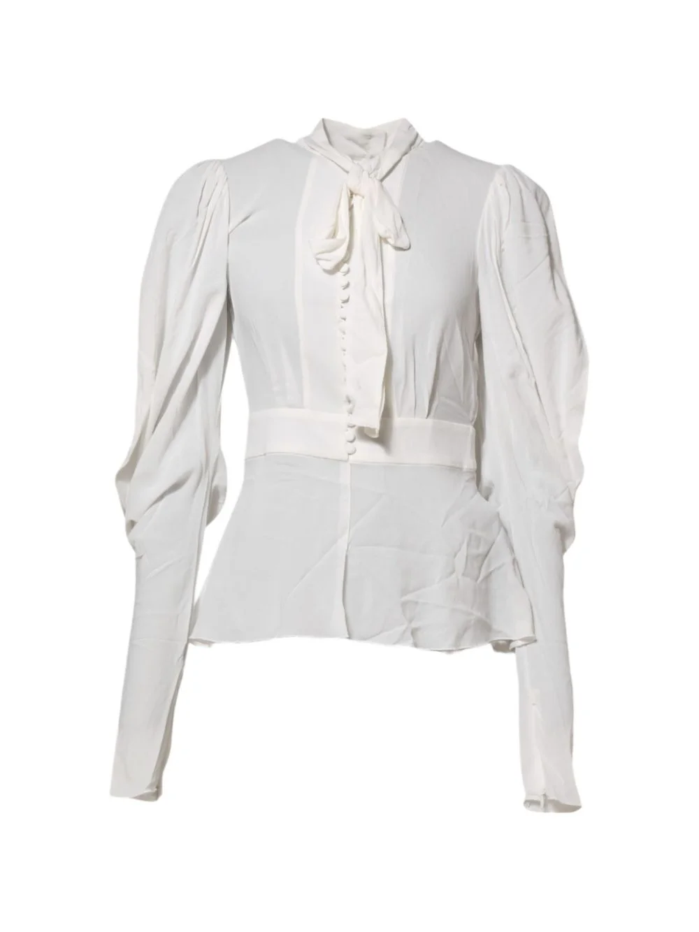 puffed-sleeve blouse - 1