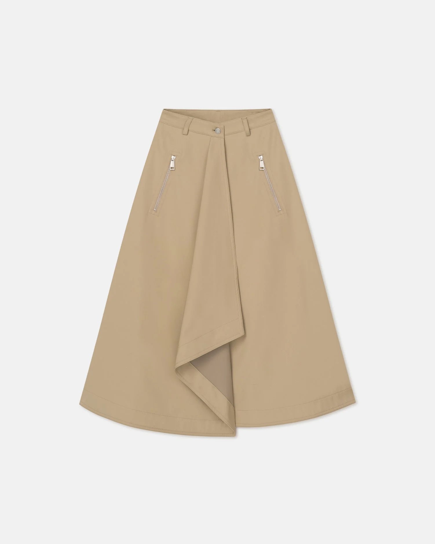 Bonded Trench Mid-Length Skirt - 1