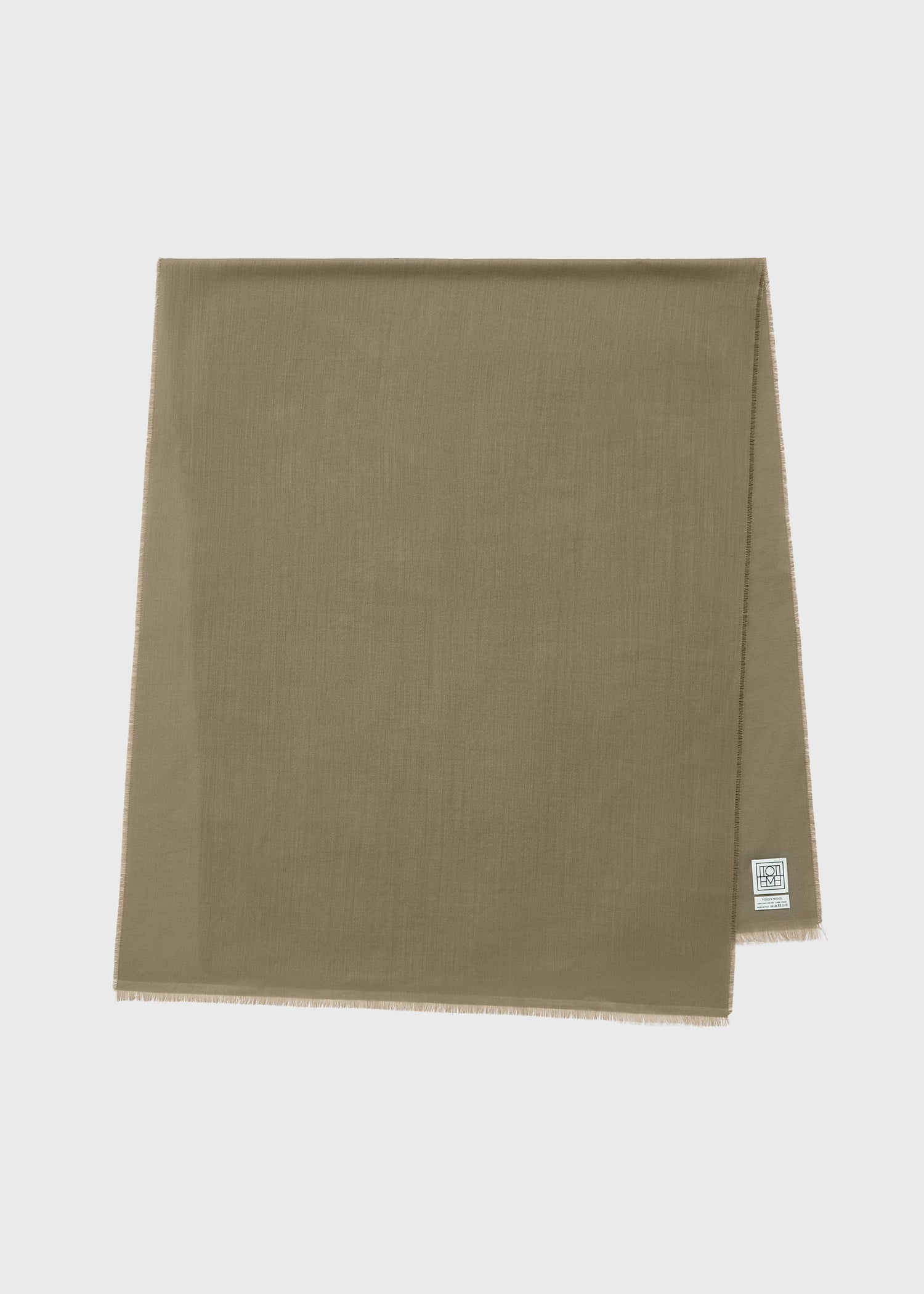 Light wool scarf hazel - 5