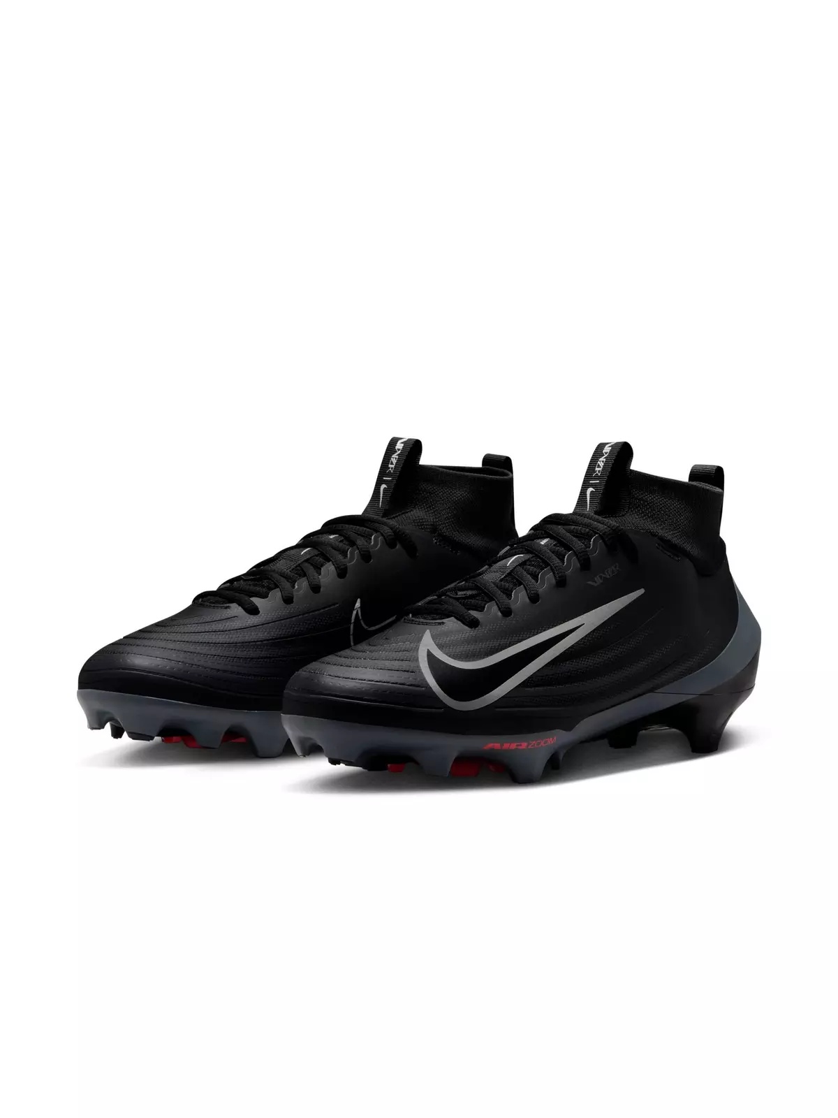Vapor Pro 1 "Black/Dark Grey/Bright Crimson" Men's Football Cleat - 5