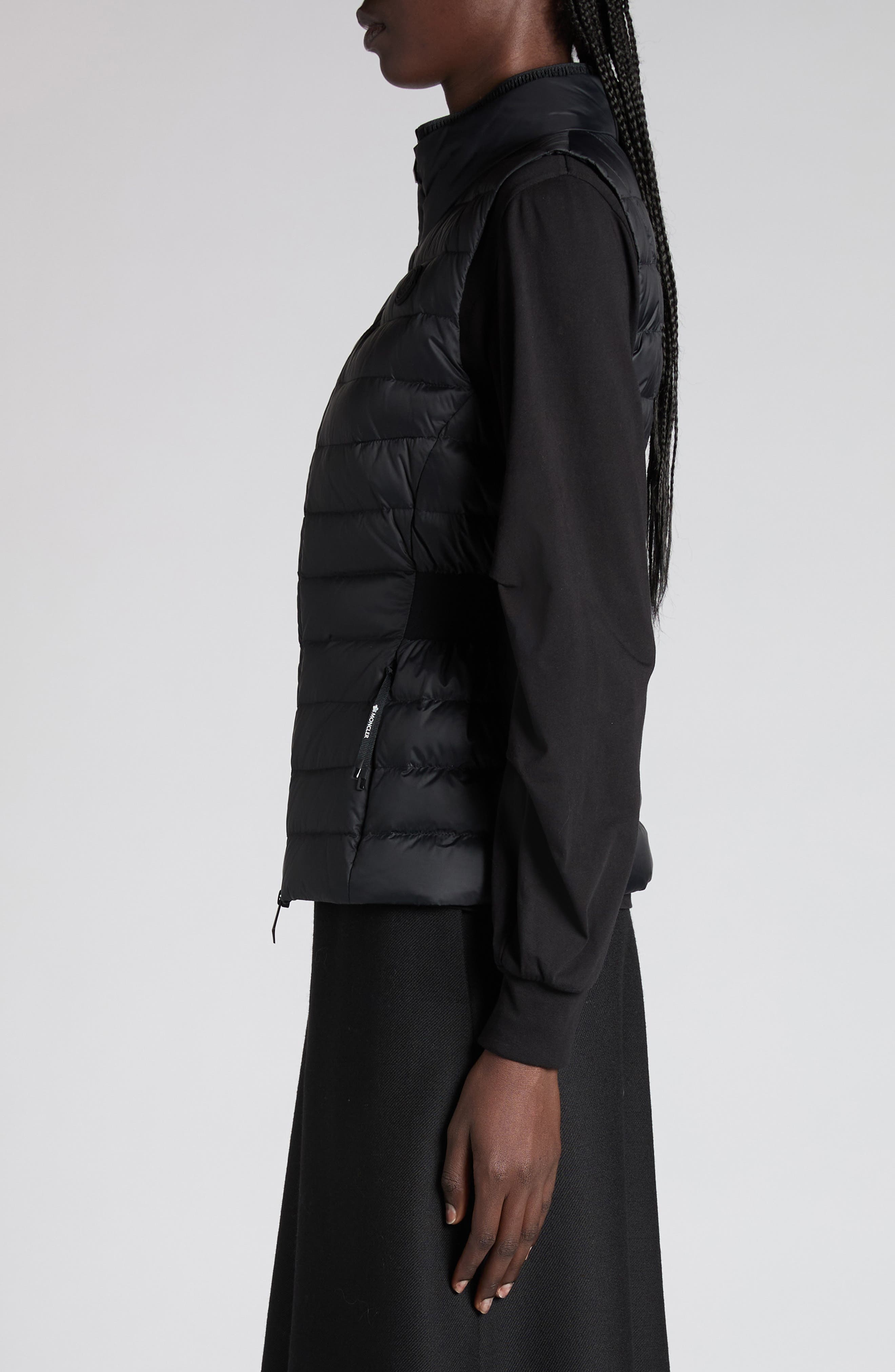 Moncler Valmarie Down Puffer Vest in Black at Nordstrom - 3