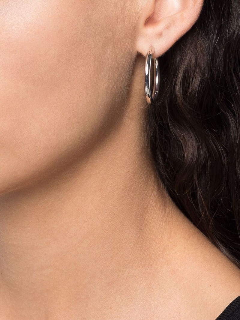 TOM WOOD large classic hoop earrings outlook