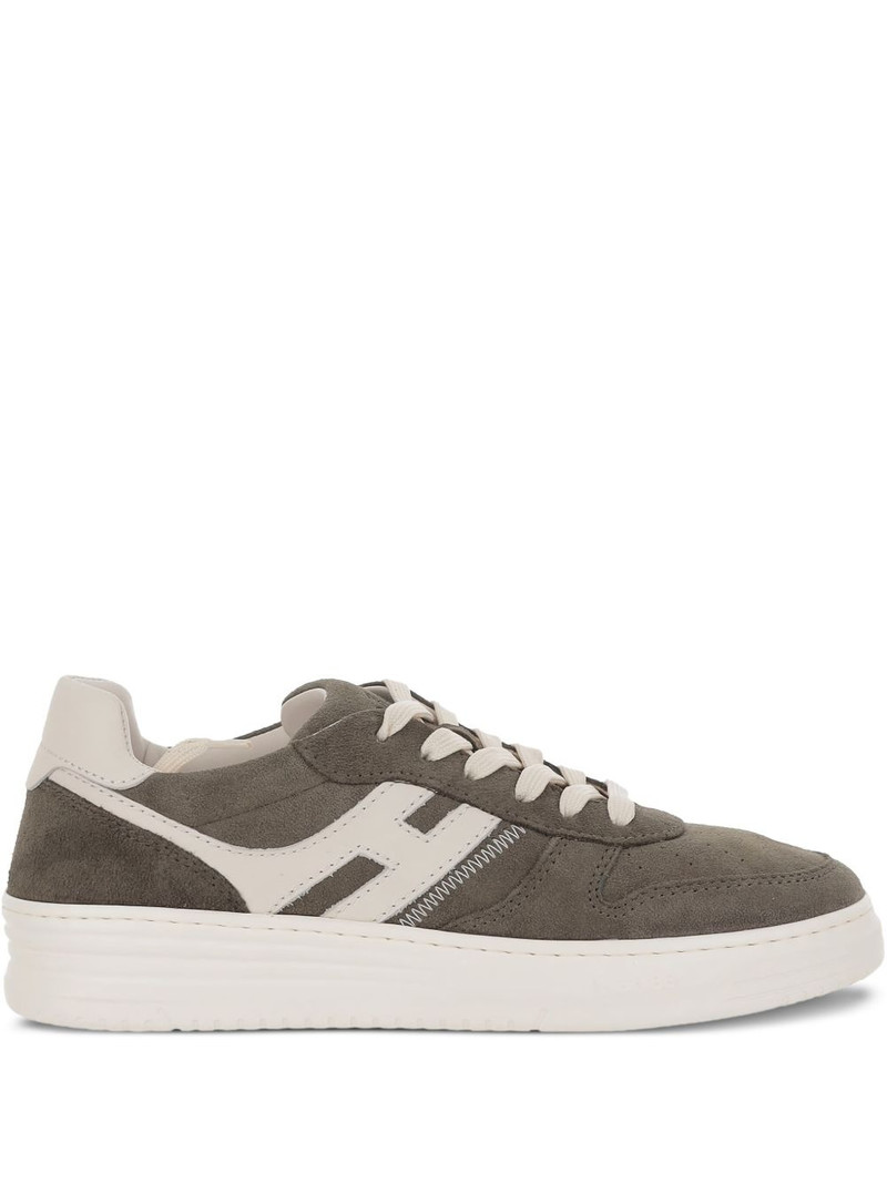 H630 suede leather logo sneakers 1