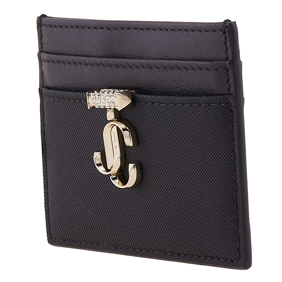 Jimmy Choo JC Emblem Leather Card Holder - 3