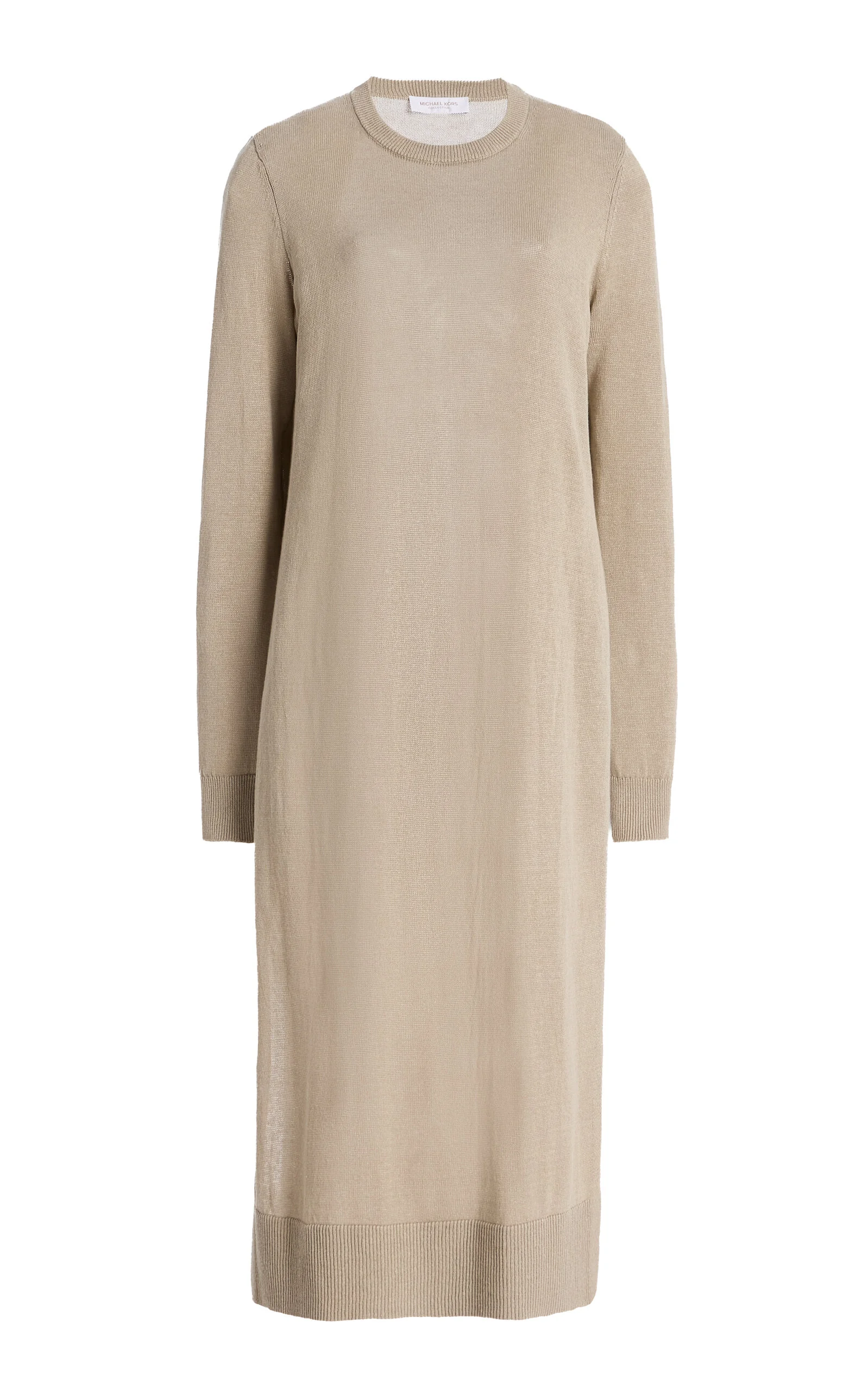 Side Slit Linen-Cotton Tunic Top - 1