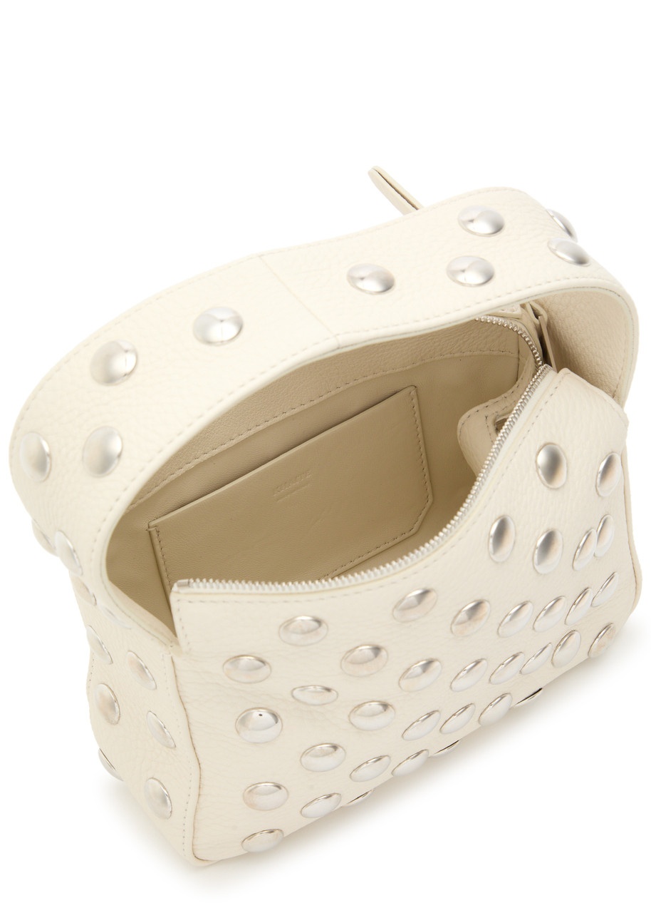 Khaite Elena Mini Studded Leather top Handle bag - 4