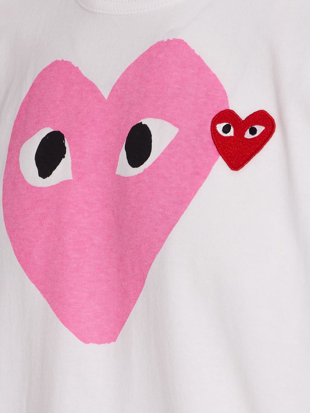 Heart-print cotton t-shirt - 3