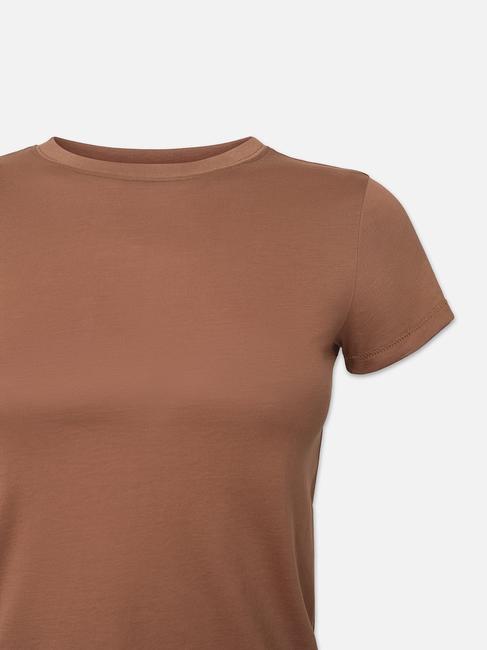 Baby Tee in Tobacco - 3