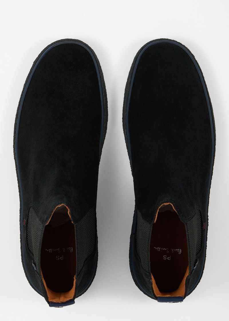 Black Suede 'Bash' Boots 5