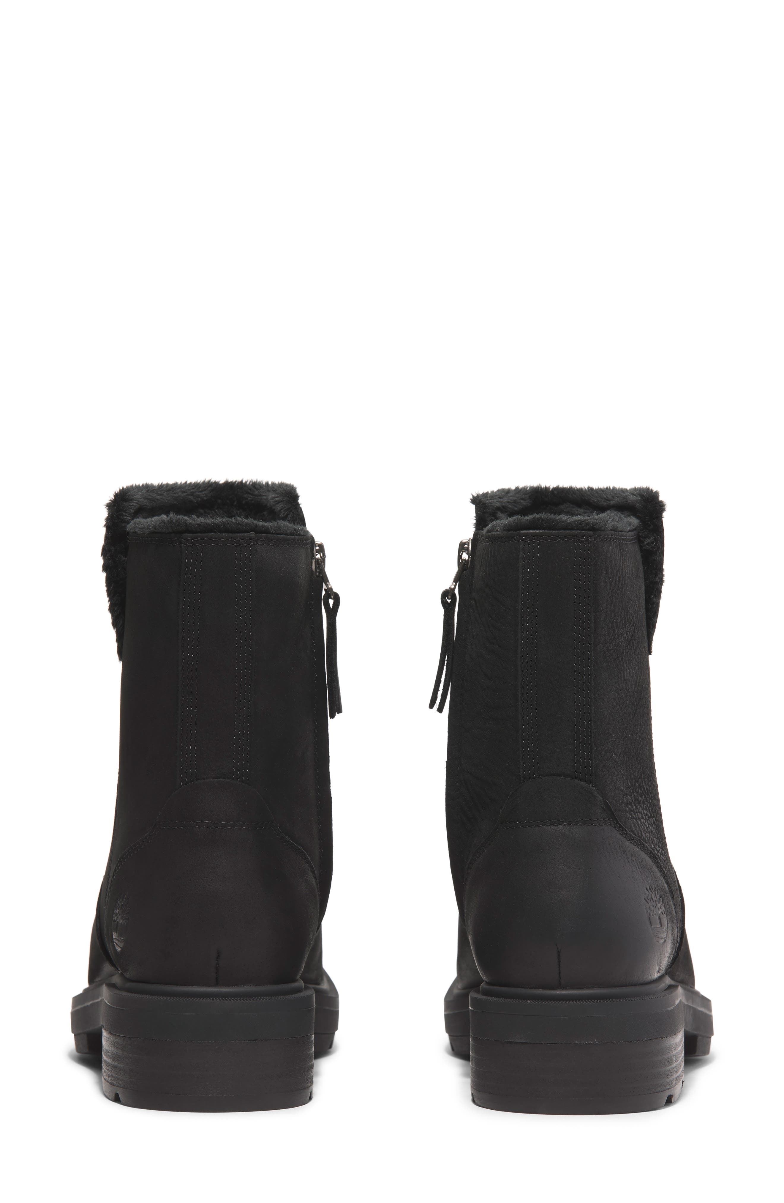 Timberland Brimfield Mid Warm Lined Boot in Black Full Grain at Nordstrom - 5
