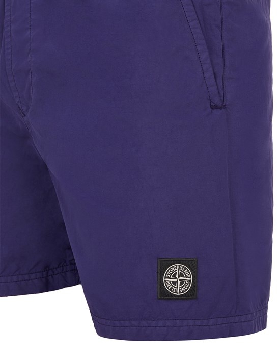 B0946 BRUSHED NYLON_GARMENT DYED ROYAL BLUE - 3