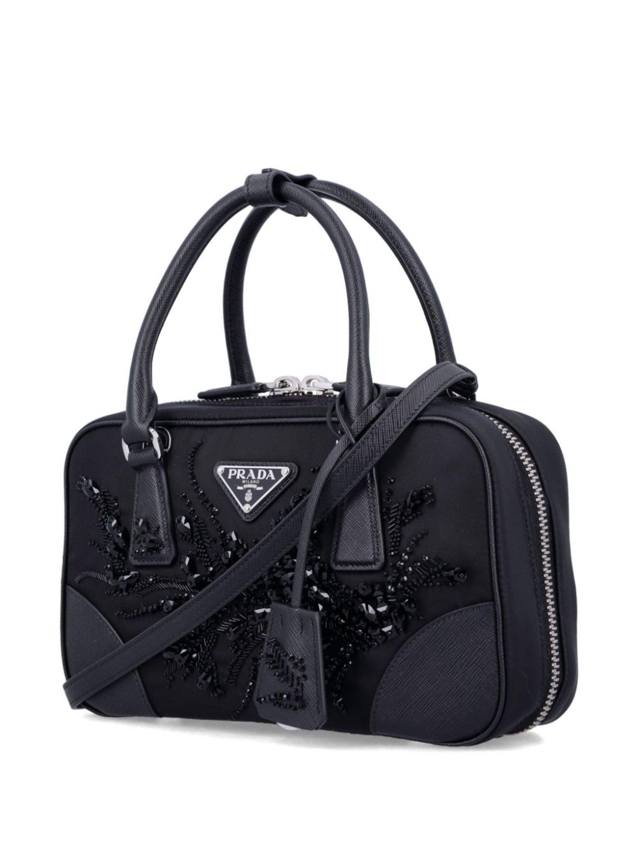 embroidered detailing mini bag - 4
