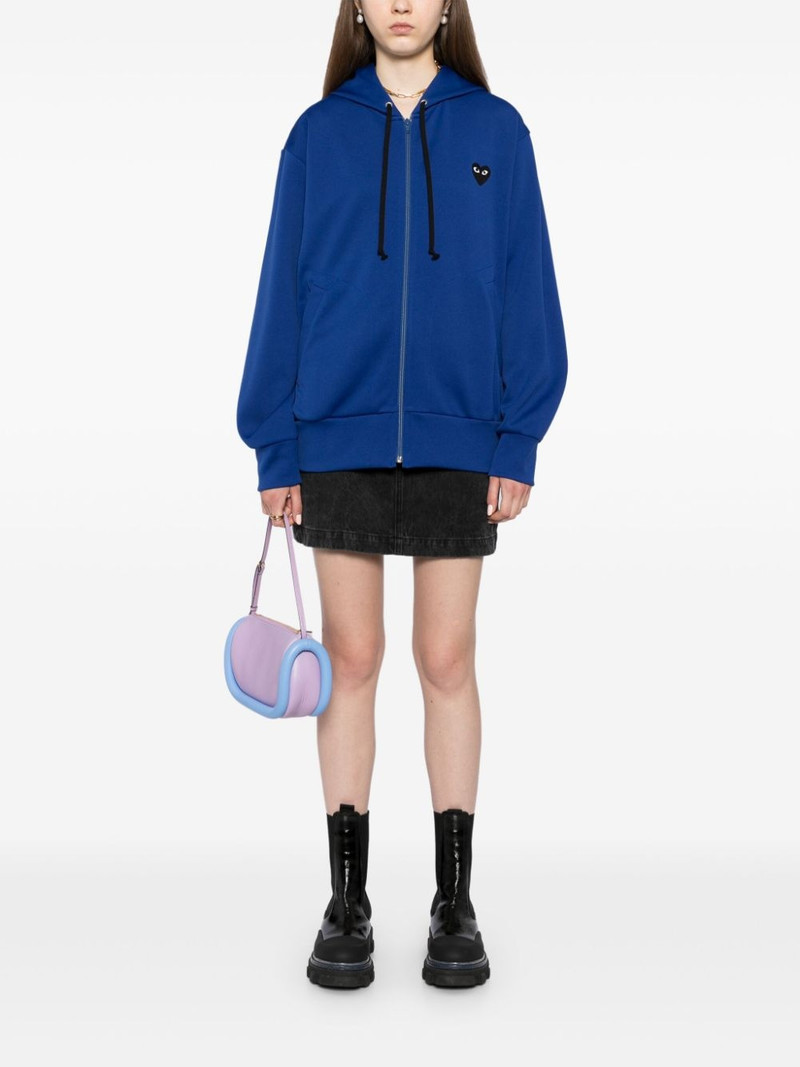 Comme des Garçons PLAY Big Heart zip-up hoodie outlook