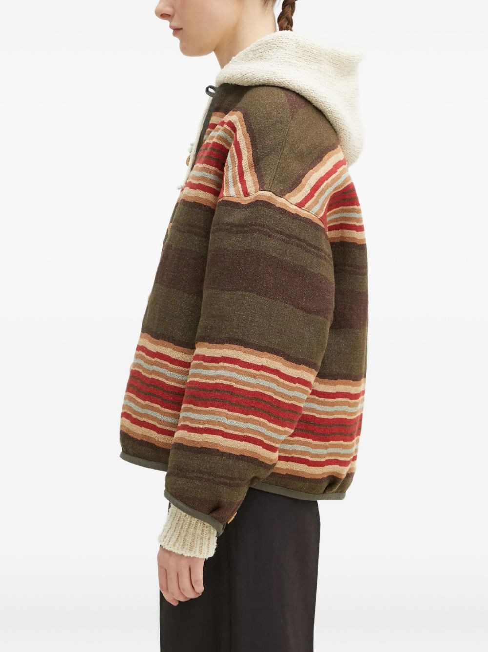 button-fastening reversible jacket - 3