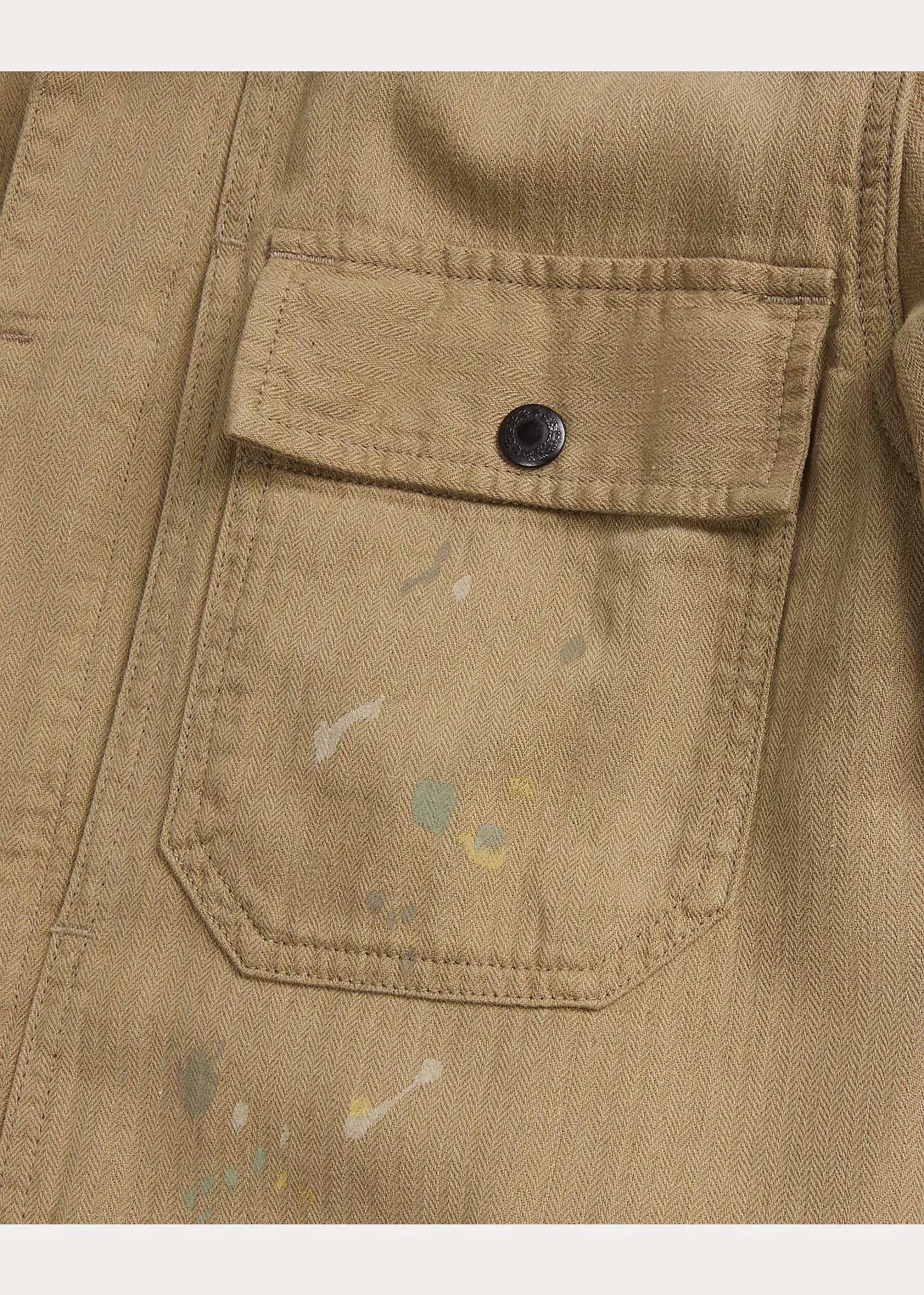 Linen-Cotton Herringbone Twill Coverall - 4