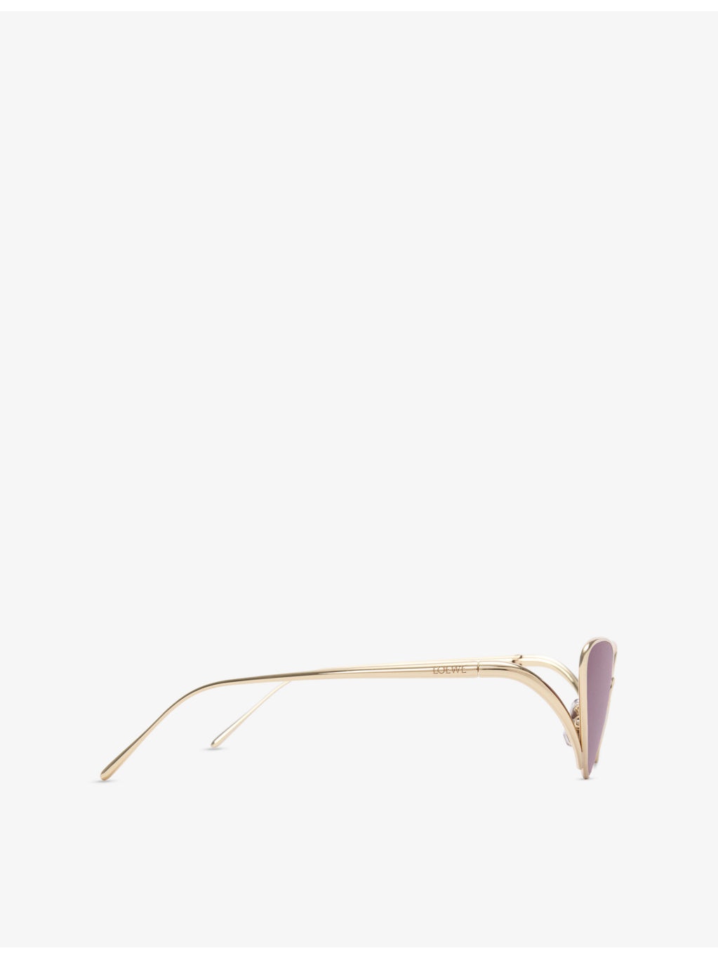 Shooting Star Cat-Eye Frame Metal Sunglasses - 3