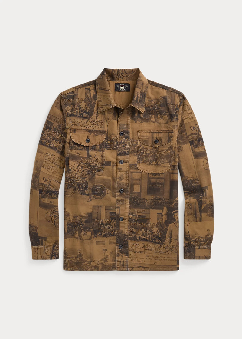 Photo-Print Twill Workshirt - 1