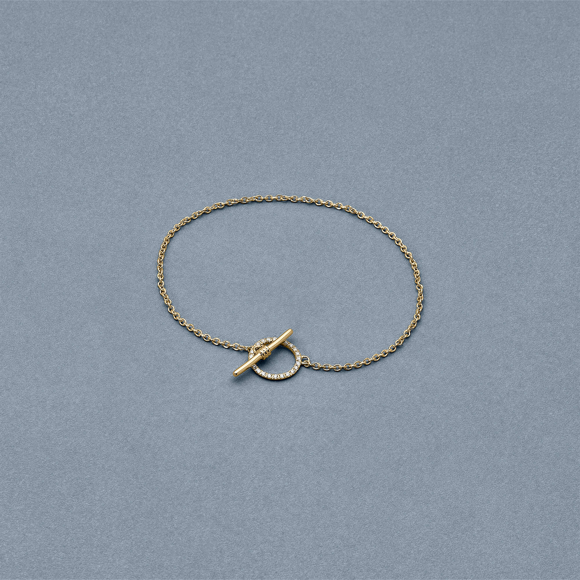 Diamond Toggle Link Bracelet - 4