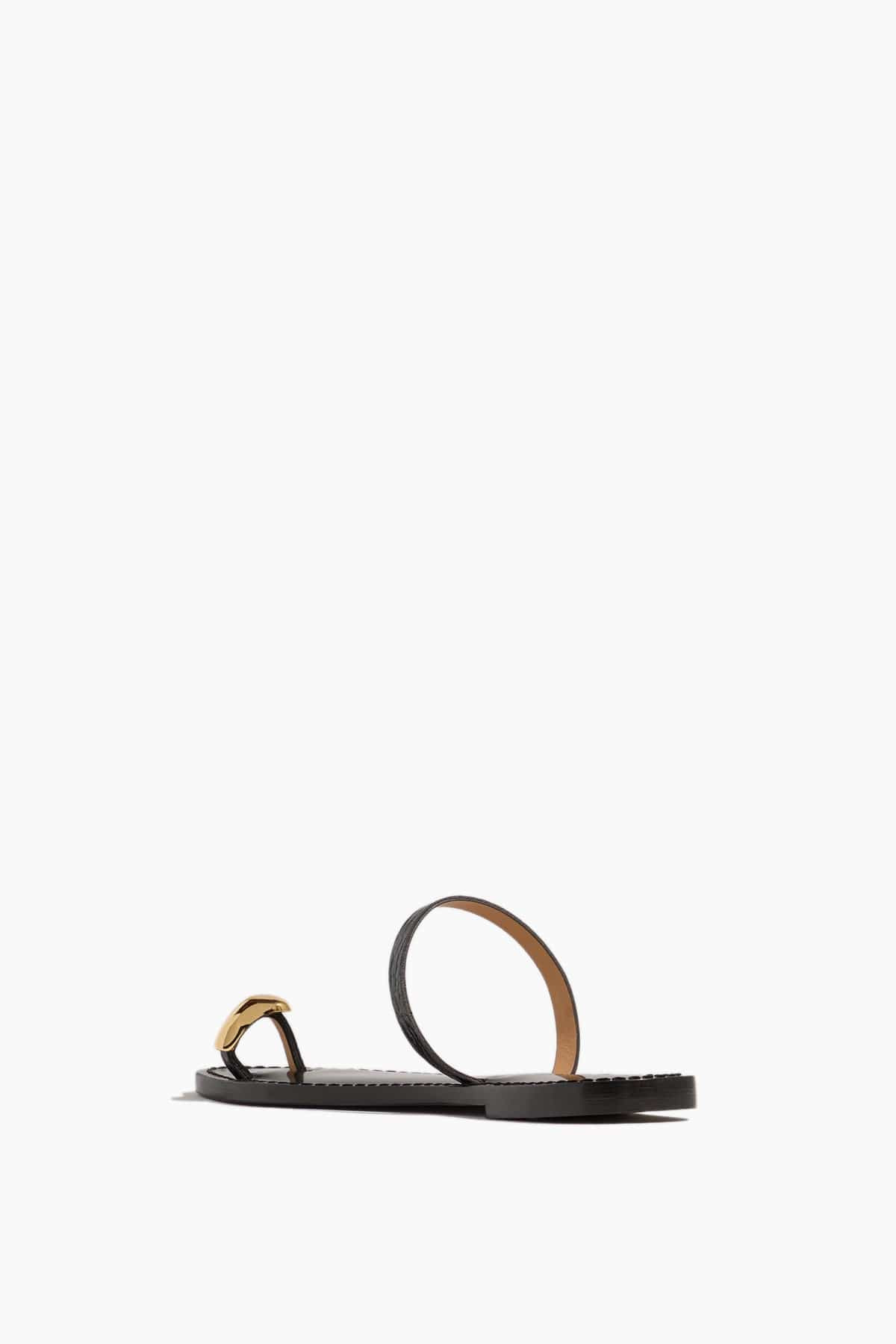 The Kibera Sandal in Black - 3