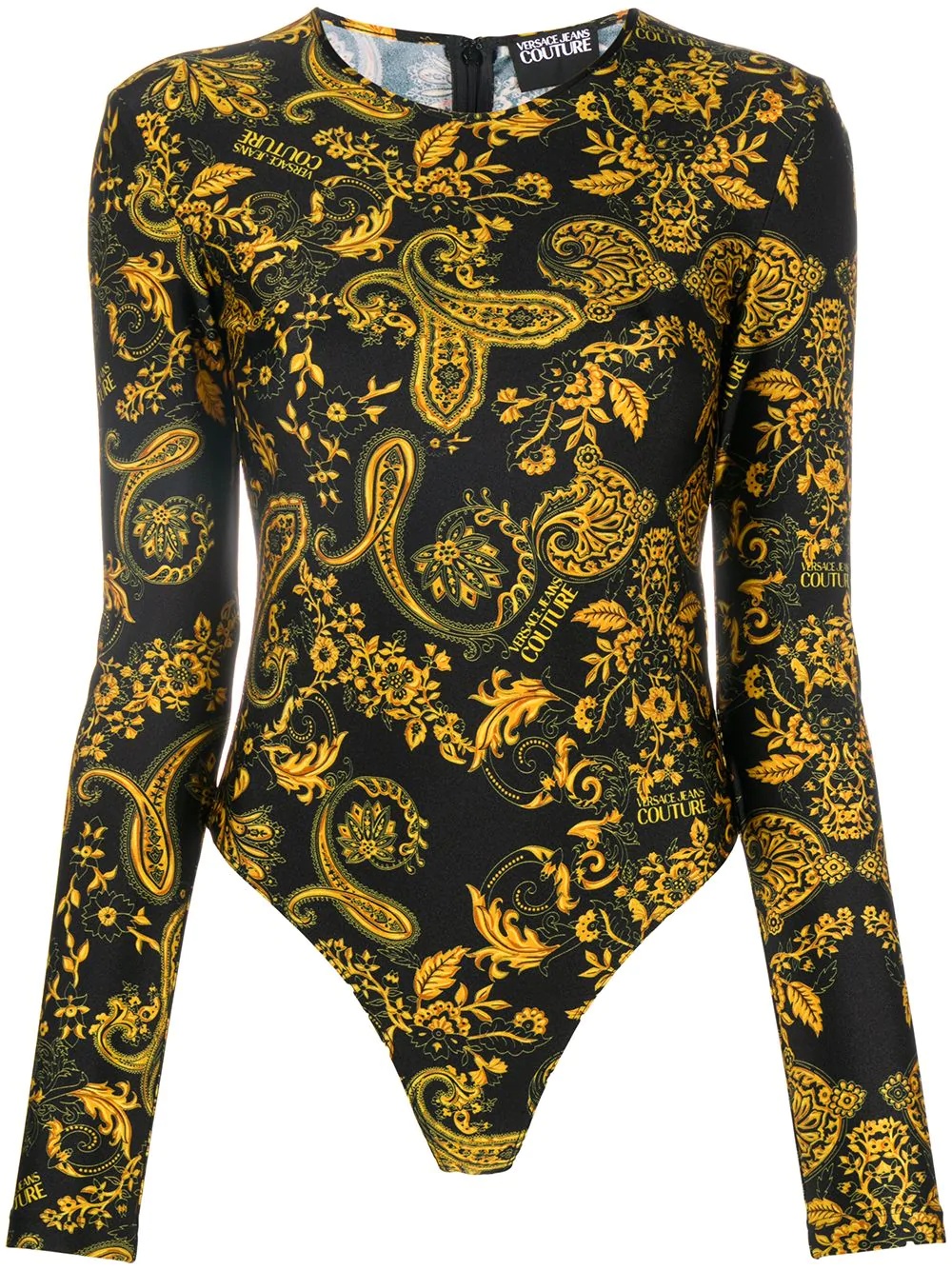 Paisley Loop-print bodysuit - 1