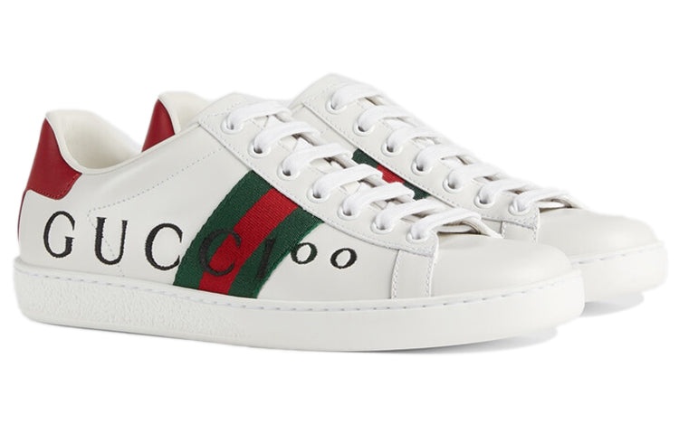 (WMNS) Gucci Ace 'Gucci 100 Print' 677718-0FI60-9063 - 2