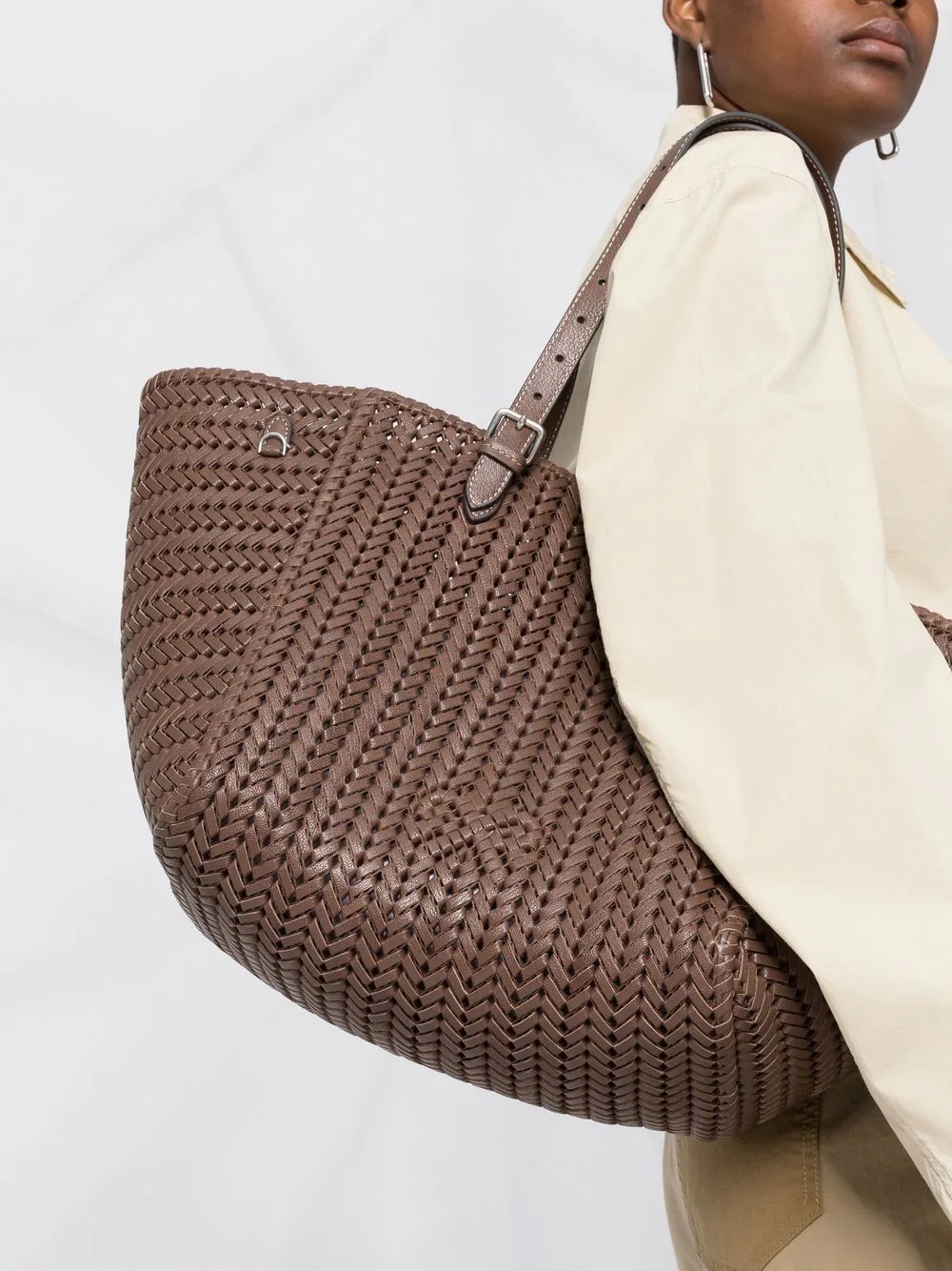 interwoven tote bag - 3