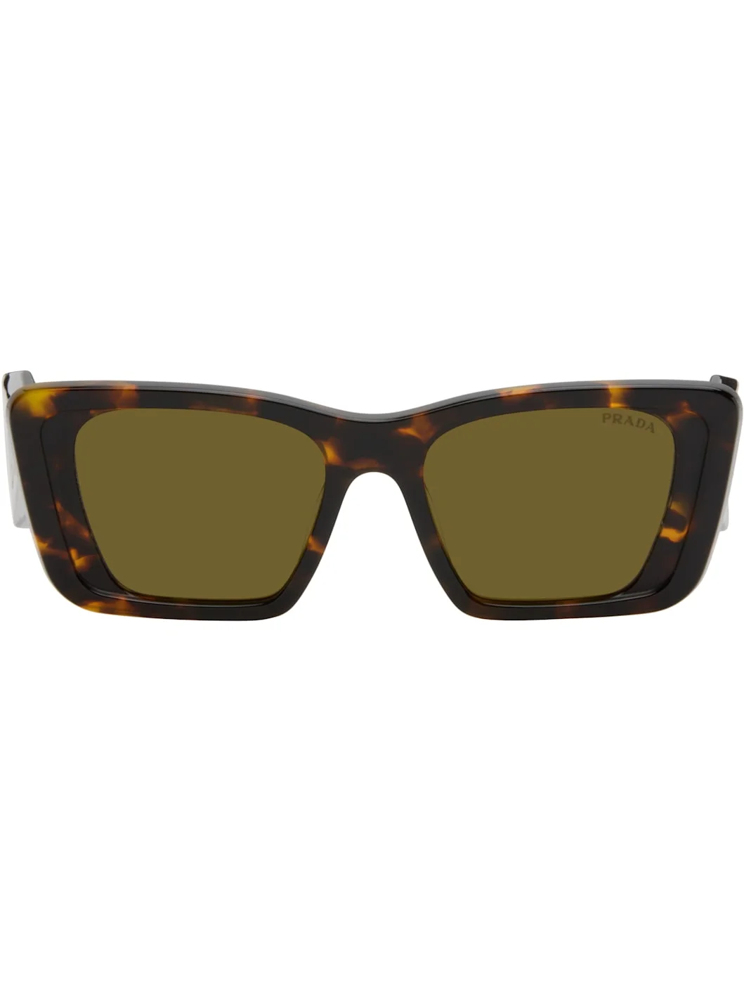 Brown 'Prada Symbole' Sunglasses - 1