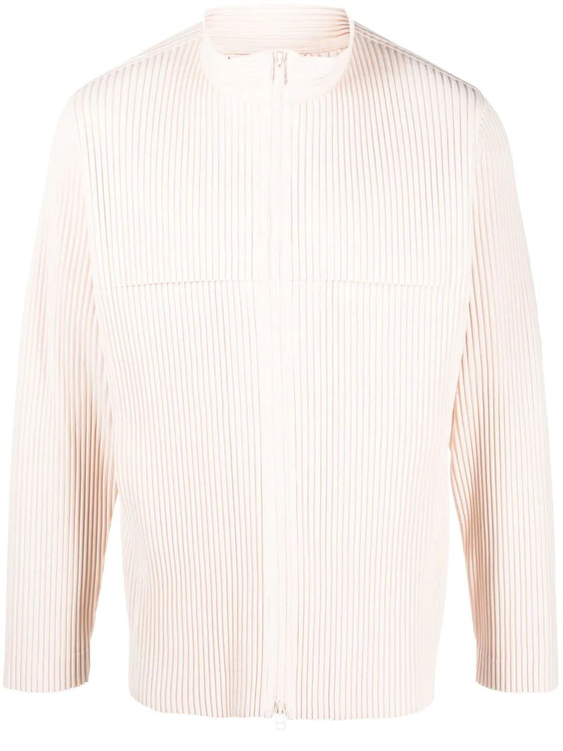 ZIPPED JACKET - PINK IVORY 1