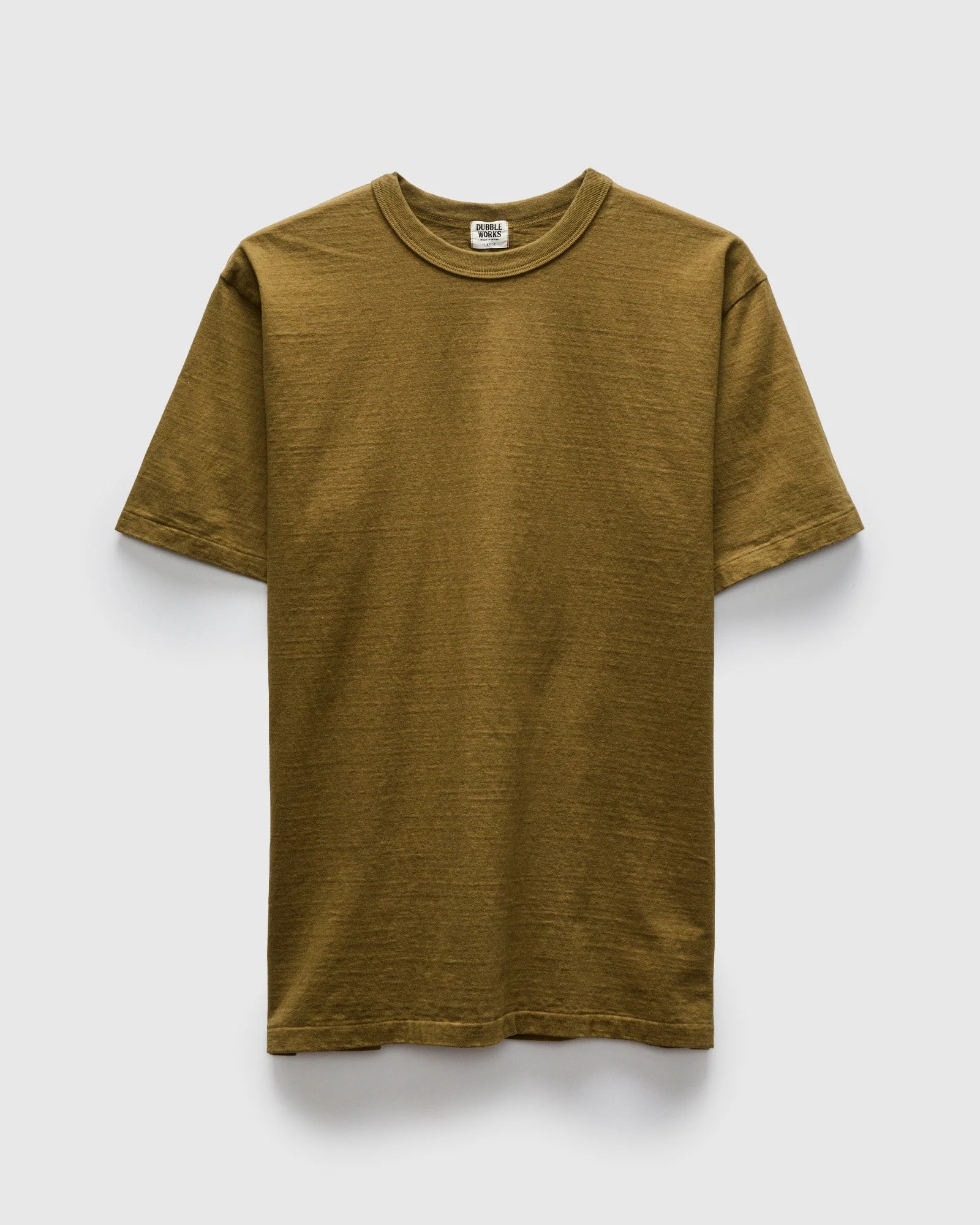 Fallen Cotton Slub Tee in Khaki - 1