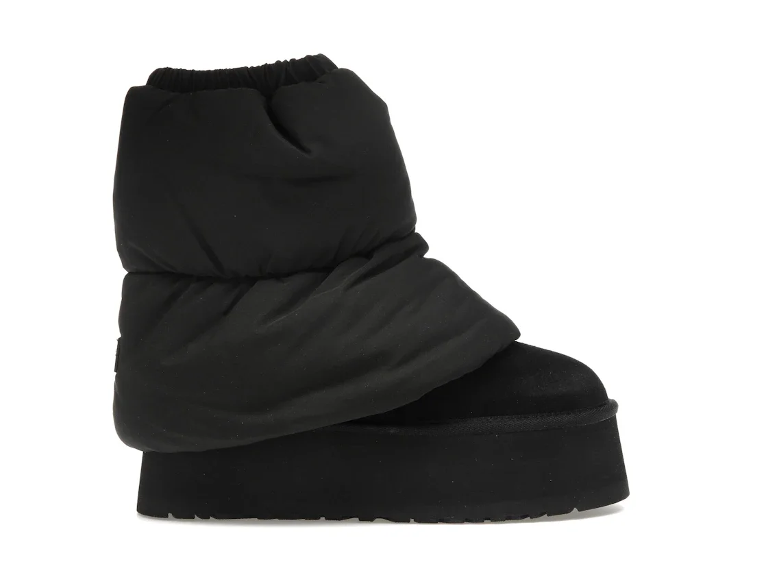 UGG Classic Mini Dipper Puffer Boot Black (Women's) - 1