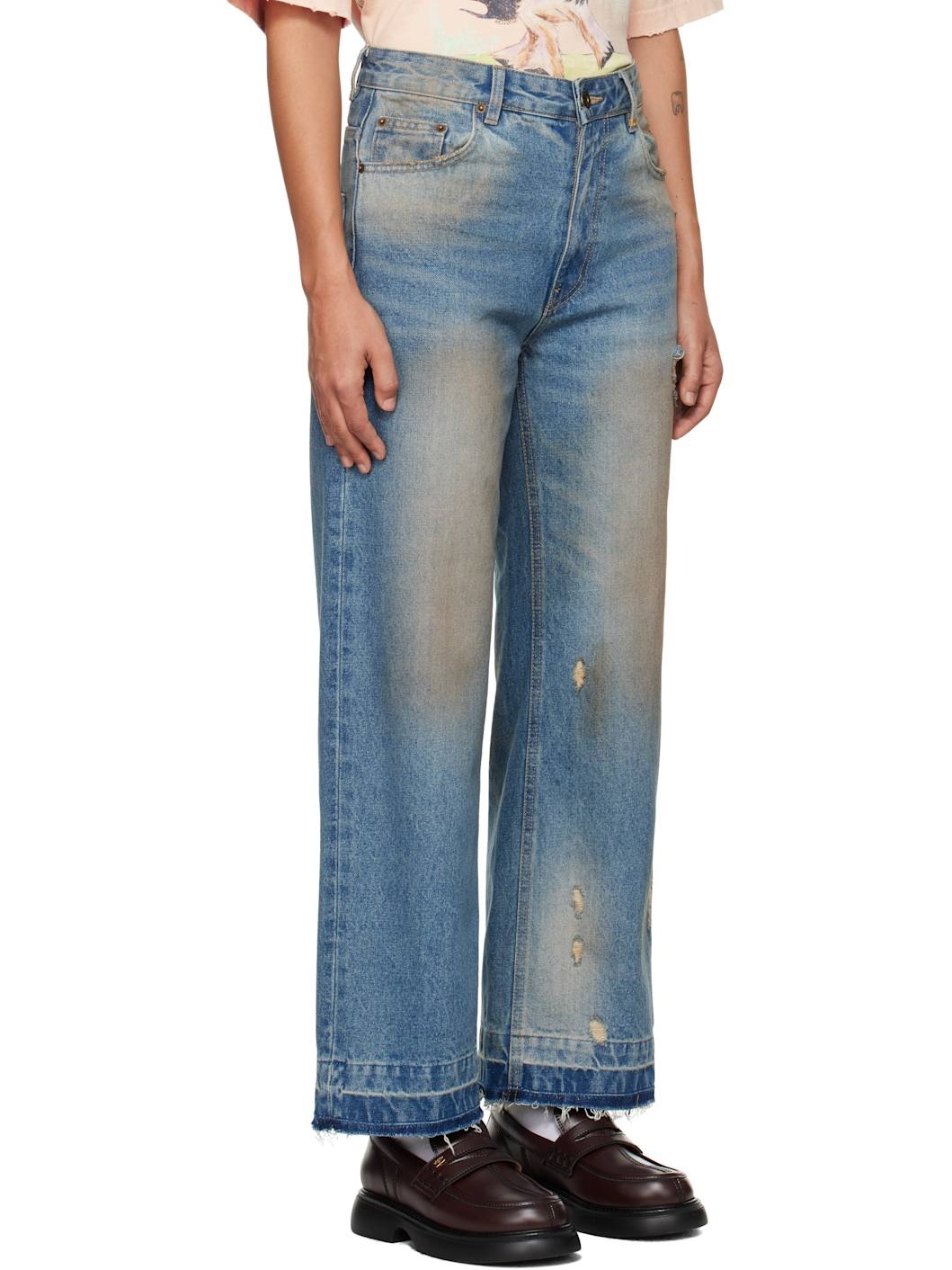 Blue Grunge Jeans - 2