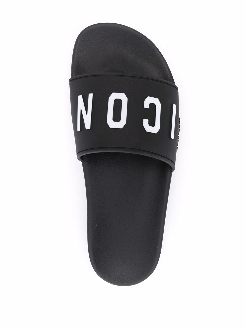 Icon-print slip-on slides - 4