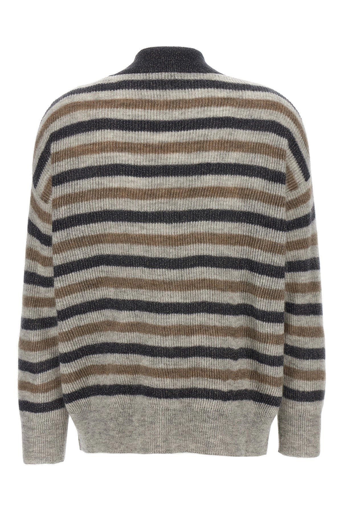 Brunello Cucinelli Women Lurex Wool Cardigan - 2