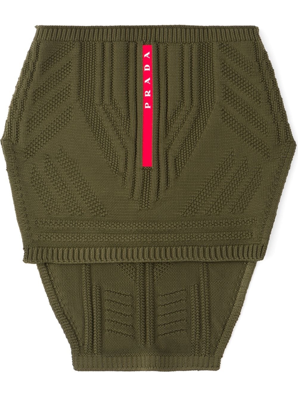 technical knit neck warmer - 1