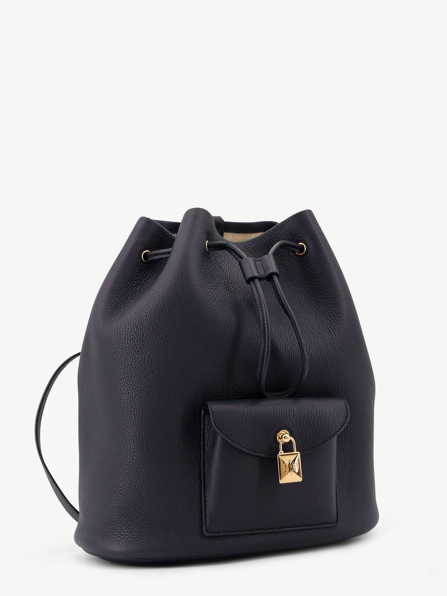 Loro Piana Women Extra Drawstring L27 Leather Backpack - 3