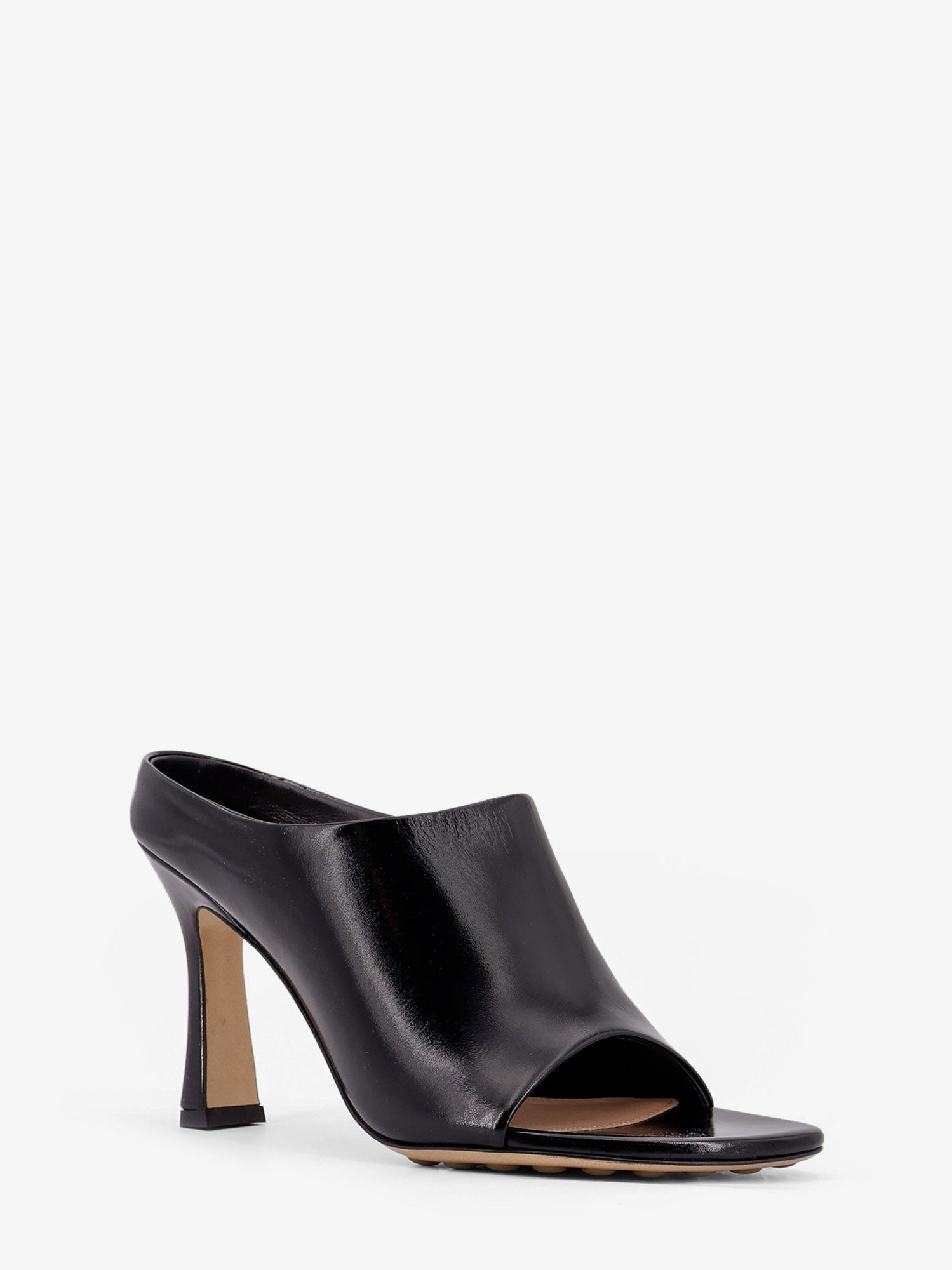 Bottega Veneta Rana Leather Mule With Heel - 3