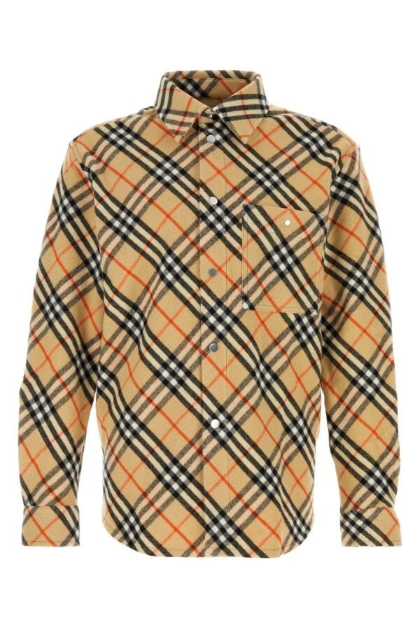 Burberry Man Embroidered Flannel Shirt - 1