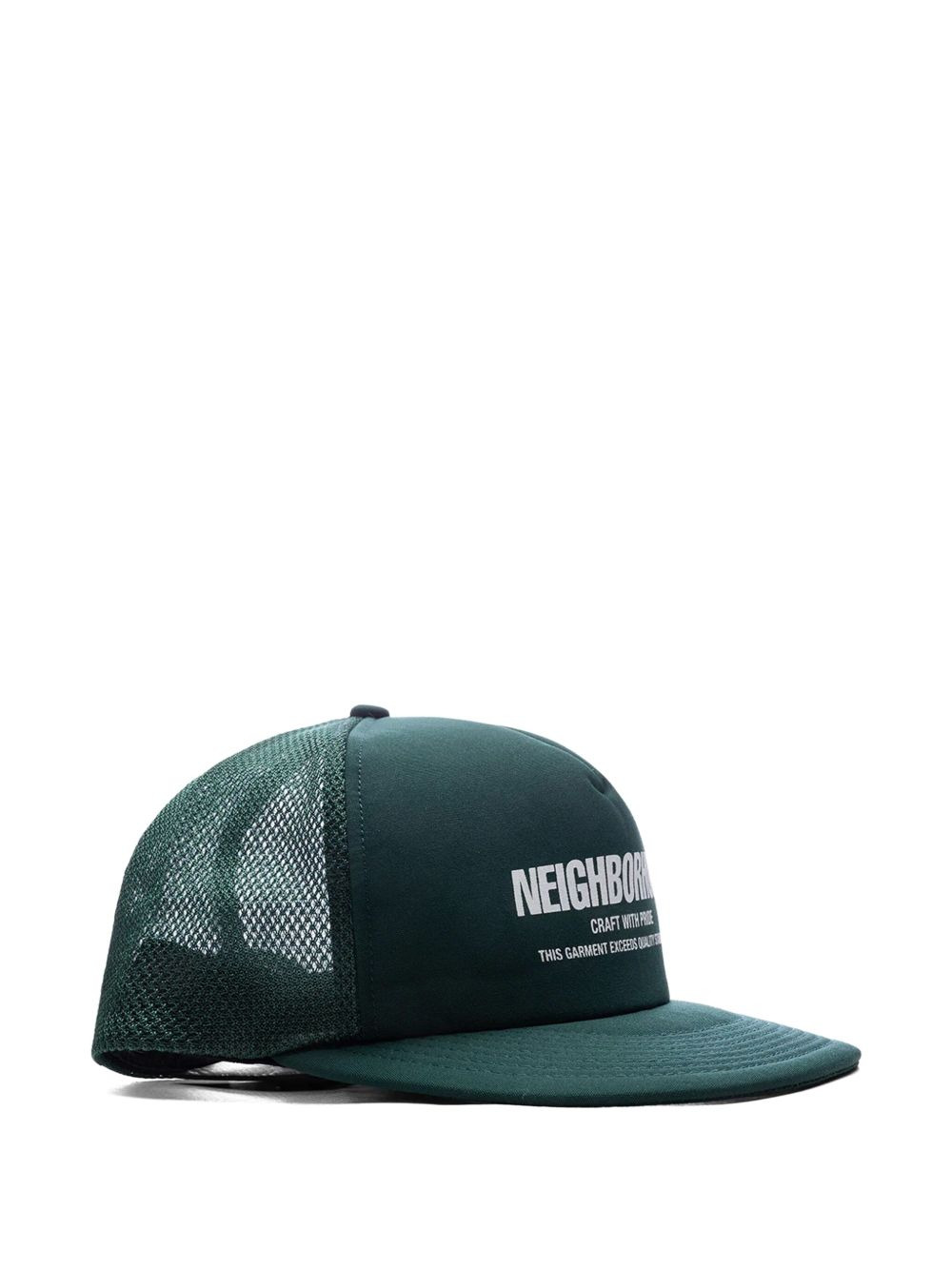 logo-print trucker cap - 2