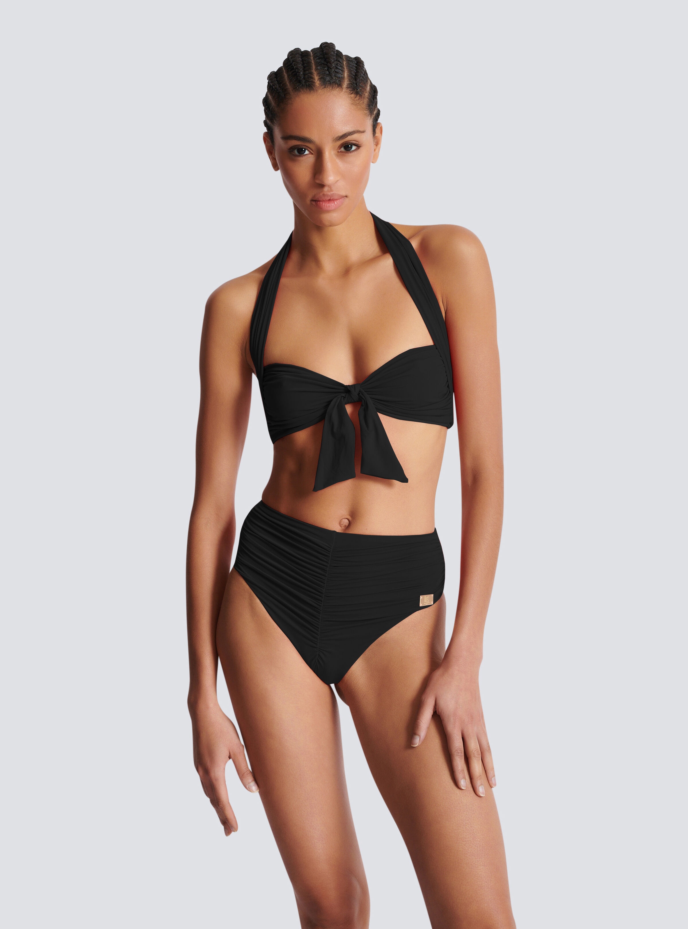 Plain two-piece swimsuit - 7