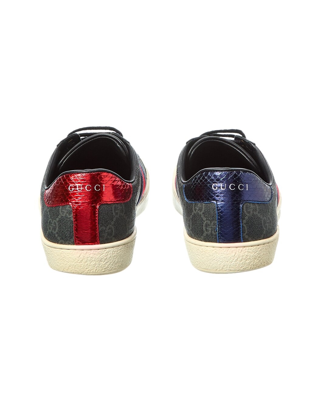Gucci Ace GG Supreme Canvas & Leather Sneaker (Authentic Pre-Loved) - 3