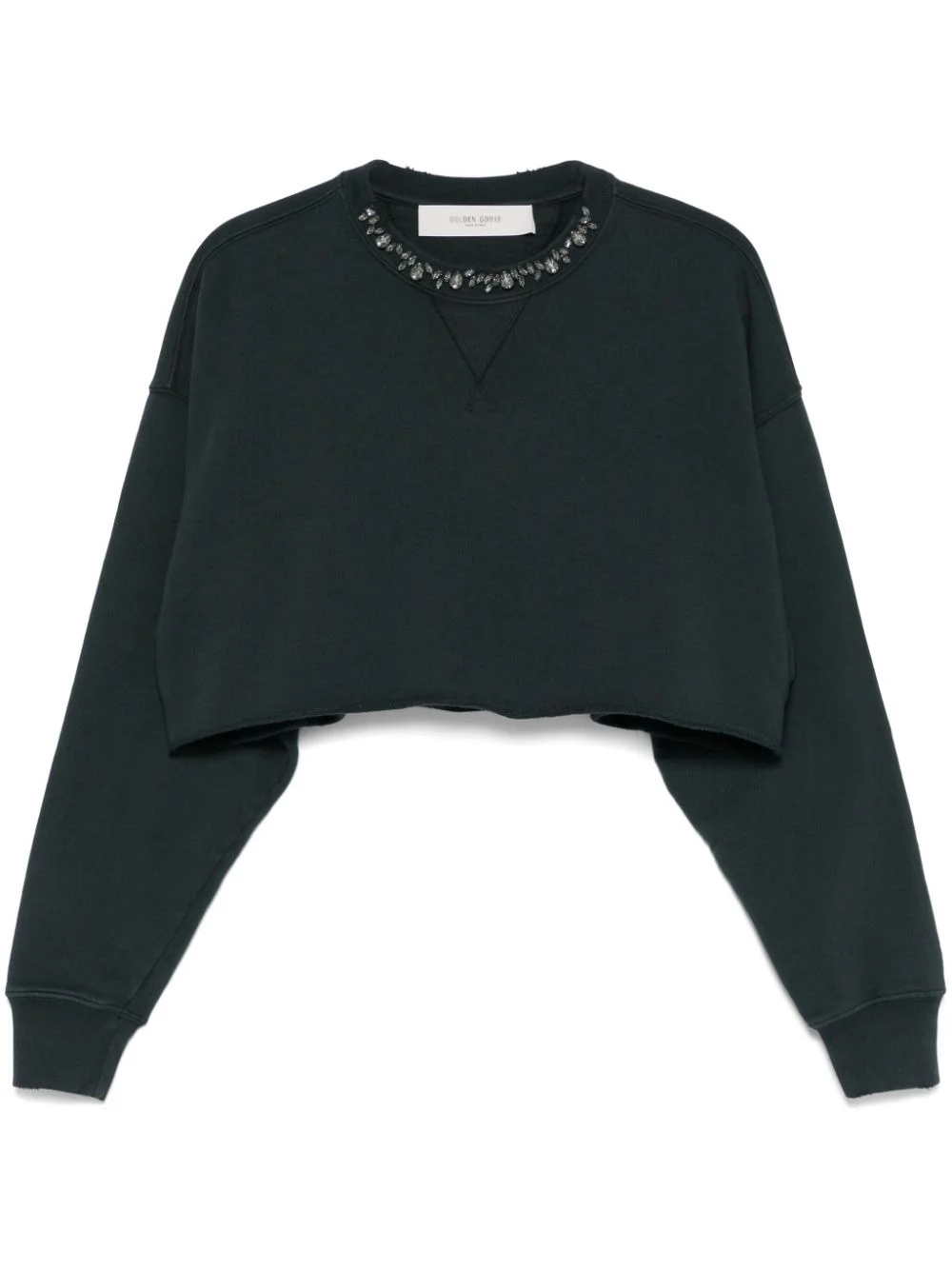 Golden Goose Women Organic Cotton Cropped Sweatshirt - 1
