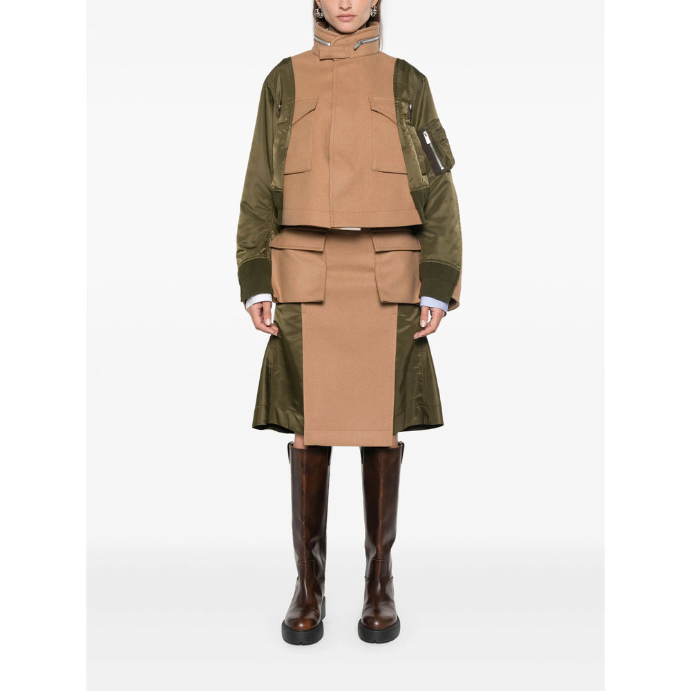 Sacai Brown Skirts - Straight Skirts Women - 2
