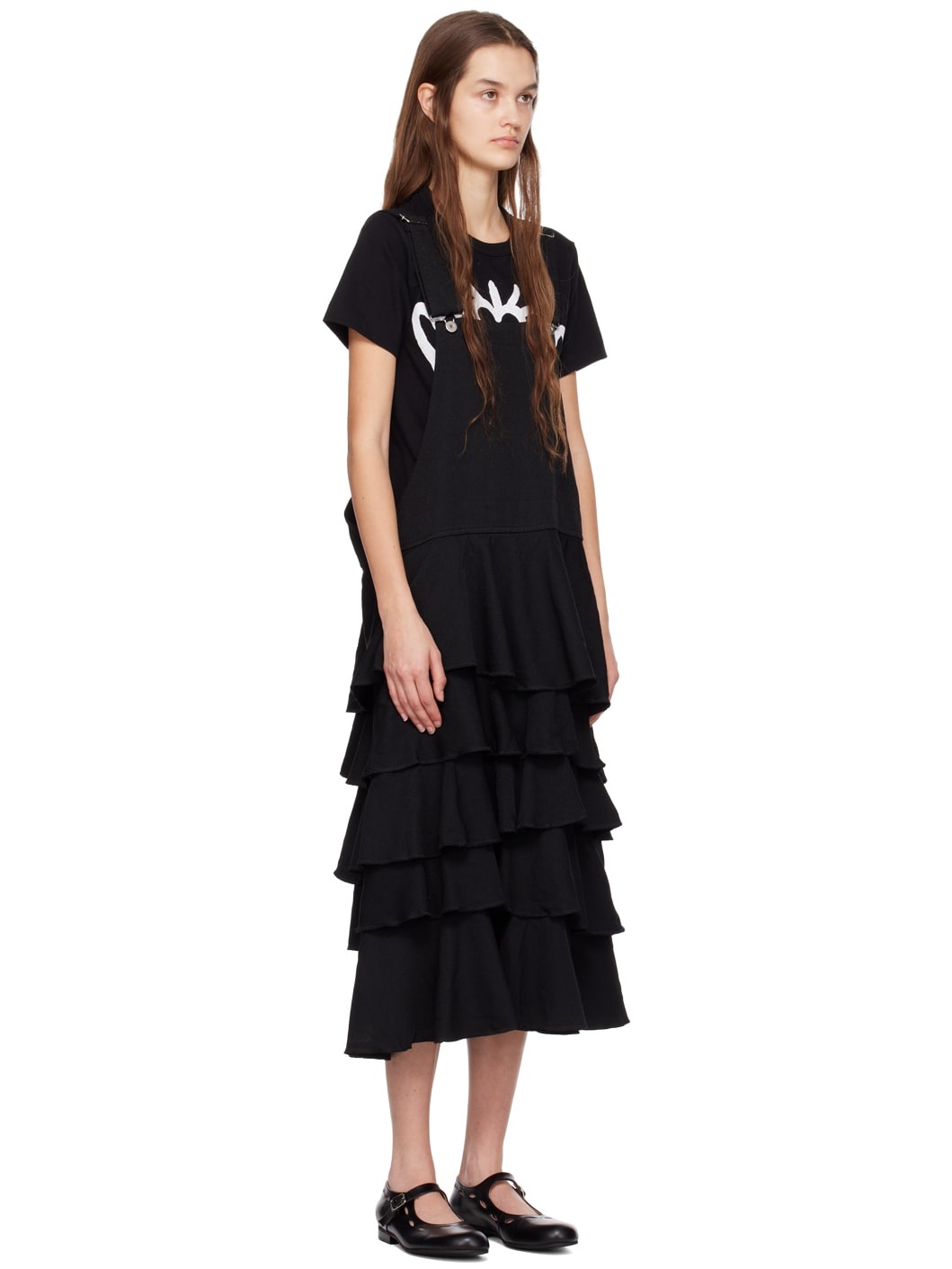 Comme Des Garçons Comme Des Garçons ruffle-trim Pinafore