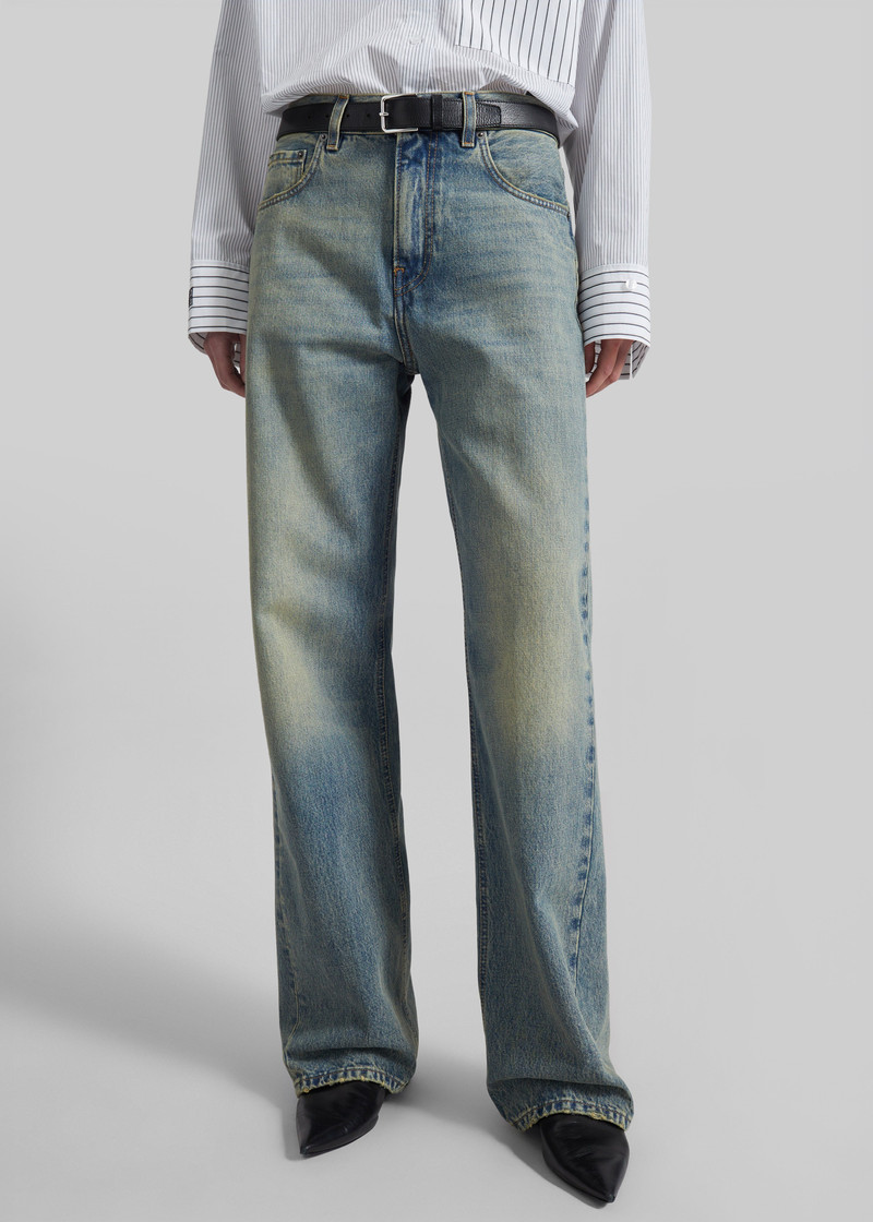 Haikure Bonnie Jeans - Earth Blue 1