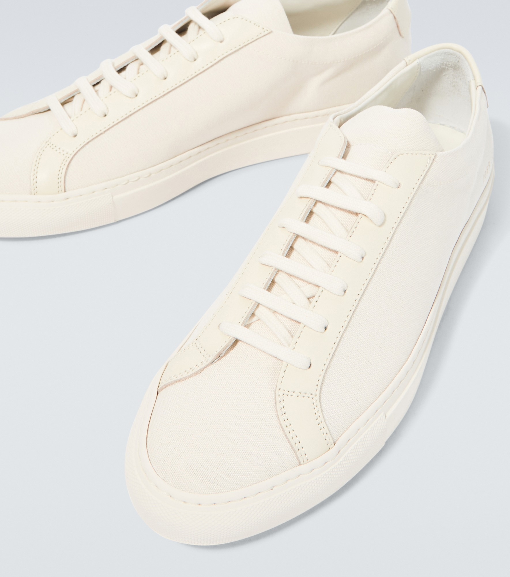 Achilles leather and canvas sneakers - 3