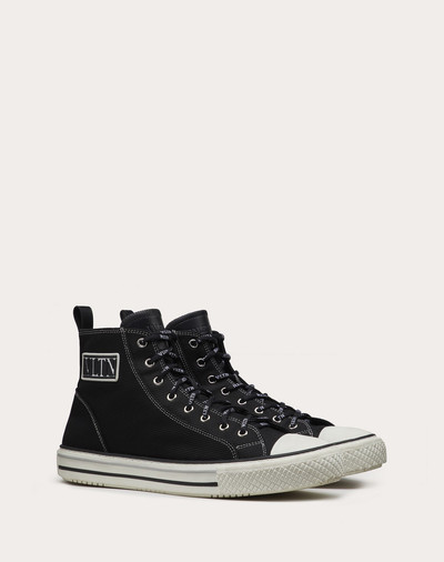 Valentino Giggies high-top fabric sneaker outlook